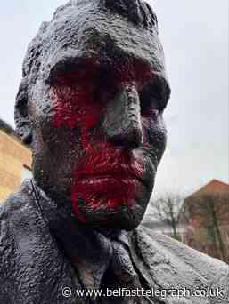 Councillor hits out at Belfast CS Lewis Square vandalism
