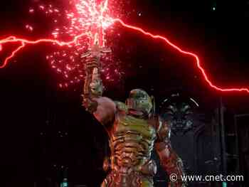 Doom Slayer gets a new sword in latest Doom Eternal trailer     - CNET