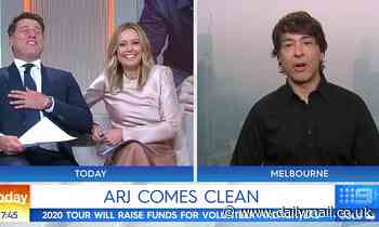 Comedian Arj Barker unexpectedly reveals he is getting DIVORCED live on the Today show