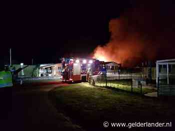 Chalet uitgebrand op camping in Aalten