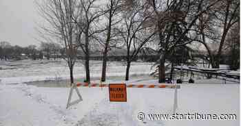Ice jams on Mississippi lead to flooding, trail closings in Champlin, Anoka