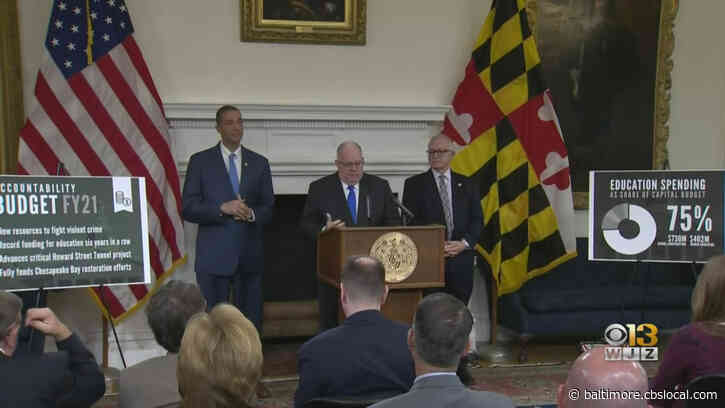 Combating Crime A Big Ticket Item In Gov. Larry Hogan’s State Budget Proposal