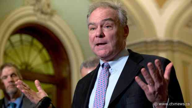 Democratic senator says he has enough votes to restrain Trump on Iran