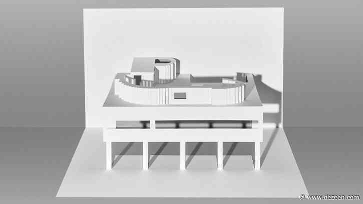 Marc Hagan-Guirey uses kirigami to recreate Le Corbusier's buildings in paper