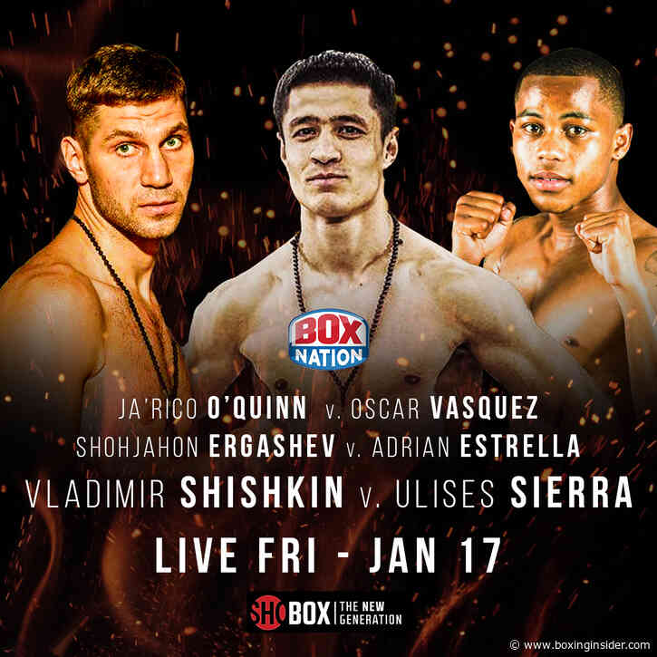 Shobox Begins the New Year with a Tripleheader Headlined by Hard-Hitting Shohjahon Ergashev
