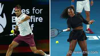 Serena Williams & Roger Federer Help Raise $5 MIL For Australia In Epic Tennis Event