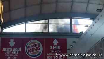 Alicante Airport evacuated after fire breaks out in terminal building