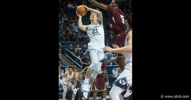 BYU basketball’s fourth-year walk-on Evan Troy is the teams’ motor — from the bench