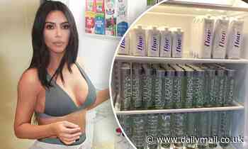 Kim Kardashian shares Instagram photos of fridge inside GYM