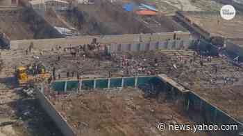 'Kill shot that took them out': Video reportedly shows 2nd Iranian missile hitting passenger jet