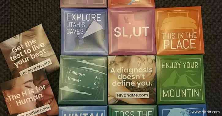 Risque Utah-themed condoms are raising awareness of HIV