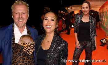 Myleene Klass wows during night out with beau Simon Motson and Apollo at Cirque du Soleil show