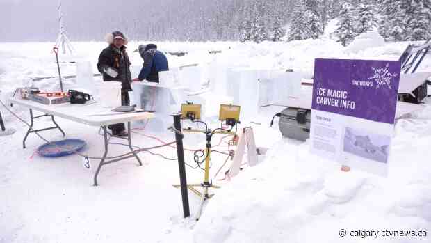 Ice Magic international ice carving competition kicks off at Lake Louise
