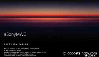 Sony Sends MWC 2020 Press Invites for February 24 Event, Xperia 5 Plus Expected
