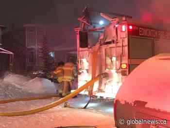 Crews battle southeast Edmonton house fire