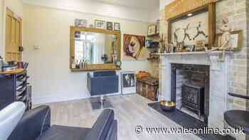 The three-bedroom Newport house that comes with its own hairdressers in the dining room