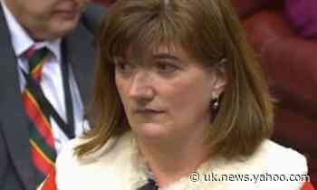 Lady Morgan looks down upon her departmental questions