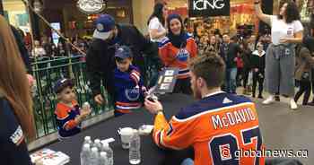 Edmonton Oilers to hold practice, autograph session at West Edmonton Mall