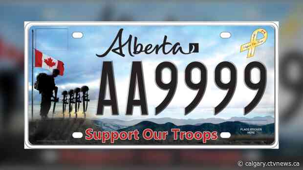Alberta's Support Our Troops licence plates raise nearly $2.5M for veterans