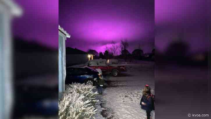 Purple Haze: Medical marijuana farm’s lights paint Arizona sky purple