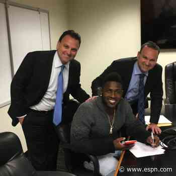 Source: AB's agent ending relationship