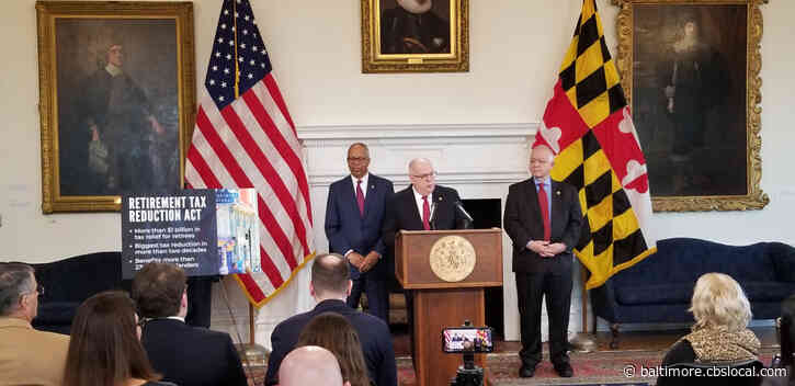 Maryland Gov. Larry Hogan Proposes Tax Relief For Retirees