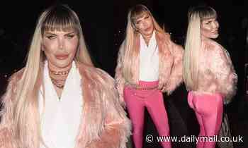 Rodrigo Alves looks sensational in bright pink leggings after coming out as a transgender woman