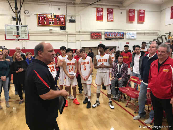 Woodbridge basketball wouldn’t let coach leave without an honor