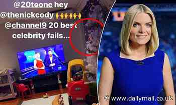 Erin Molan STILL has her Christmas tree up three weeks after the holidays