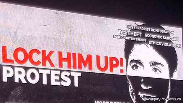 Regina ad company apologizes for anti-Trudeau billboards in Alberta