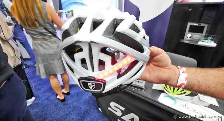 Safe-Tec smart bicycle helmet has Alexa built-in
