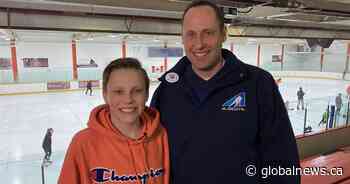 Edmonton father-son duo referee game together for first time