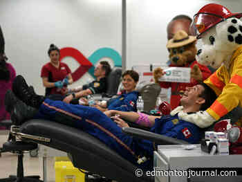 Emergency service workers give blood to Sirens for Life campaign