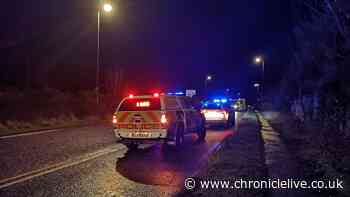Man and woman taken to hospital with 'non-life threatening injuries' after Gateshead crash