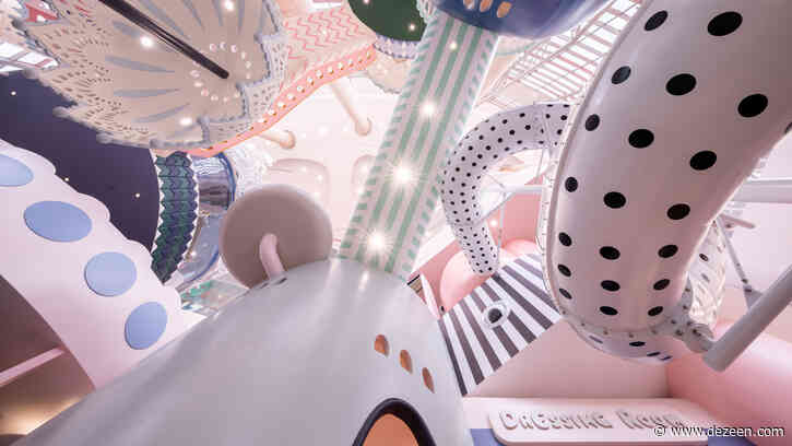 Pastel colours and polka-dots cover a fantastical miniature city for children in Shenzhen