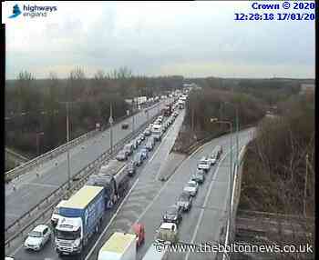 Serious crash shuts M602 at junction one: disruption expected for hours