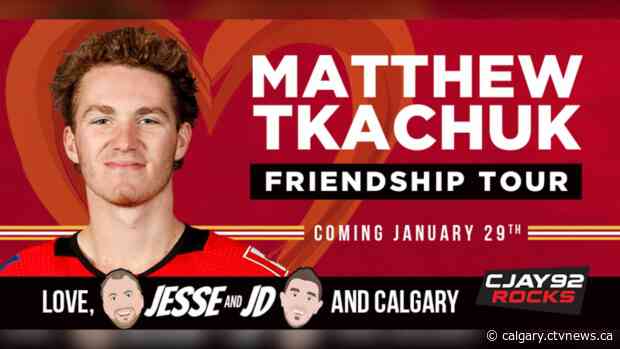 Battle of Alberta billboards: Radio station unveils design of Edmonton's Tkachuk signs