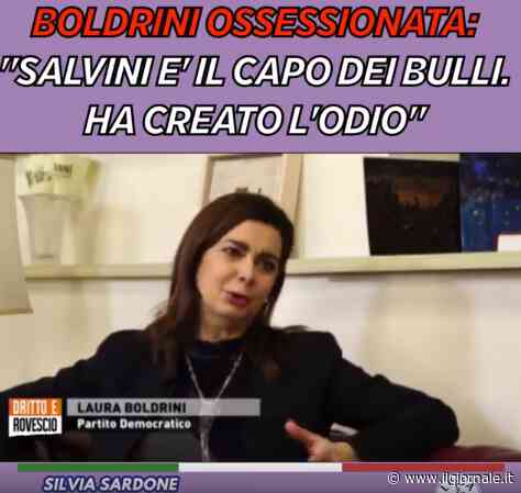 Boldrini insulta ancora Salvini: "È un bullo e un maestro dell'odio"