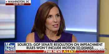 The Republican senator who called a CNN reporter a 'liberal hack' for asking an impeachment question refuses to answer the same question from a Fox News host