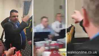 Video captures the abuse a panel hearing a disciplinary case against Neil McEvoy received that led to police being called