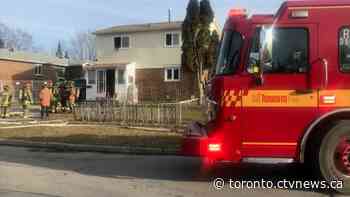 Child taken to hospital after fire in Scarborough home