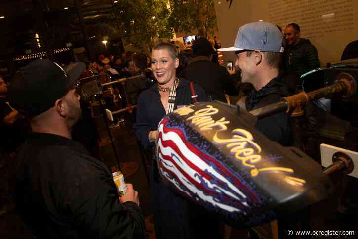 Motocross star Carey Hart raises funds for military families, vets with auction of customized motorcycle tanks