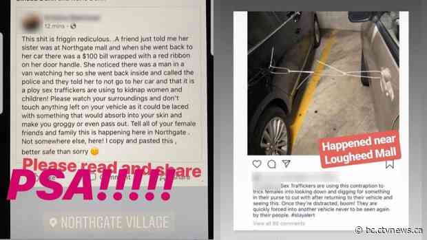 Posts about $100 bills, zip ties left by sex traffickers believed to be a hoax: police