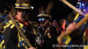 In Pictures: Morris dancers take part in ancient wassailing ritual