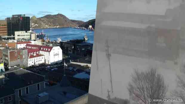 Newfoundland blizzard as seen from space