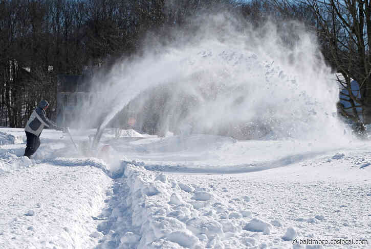 Maryland Doctors Reminding Residents Of Snowblower Safety Tips