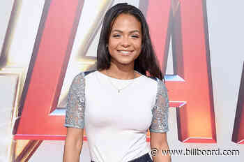 Christina Milian Shows Off Baby Bump in Glam Crop Top at Baby Shower