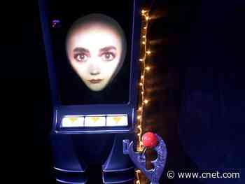 Weird Tim Burton traces will stay put in their neon graveyard     - CNET