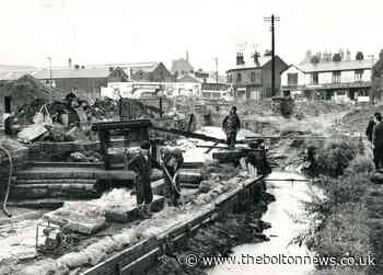 The Croal - secret river flowing under Bolton town centre
