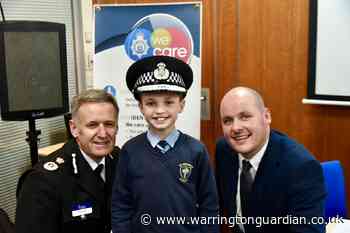 Schoolboy pens letter to Cheshire Police thanking officers